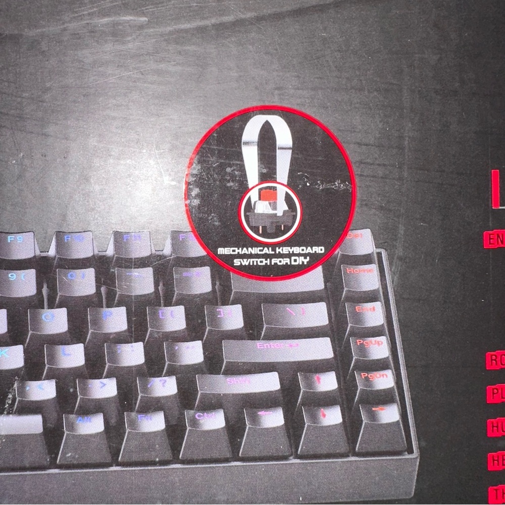 Red Dragon Phantom 84 Key Mechanical Keyboard: NWT - Picture 13 of 16